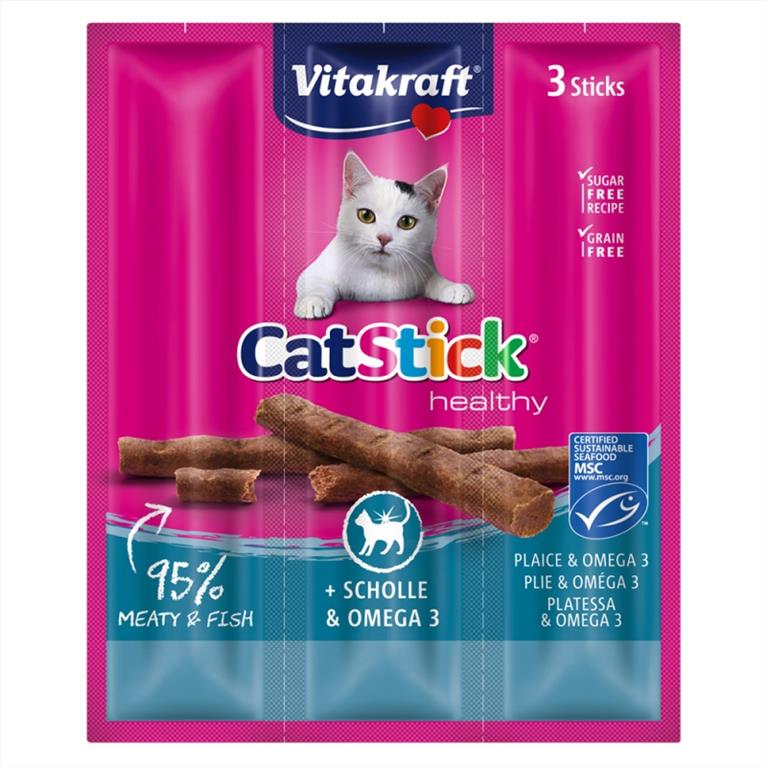 Vitakraft Cat Sticks Γλώσσα & Ωμέγα 3 18gr (3τεμ)