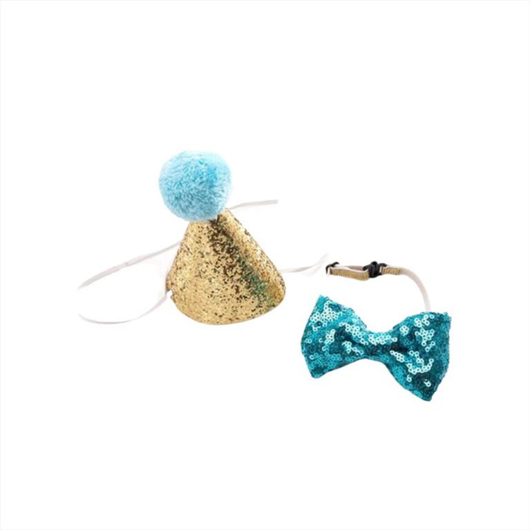 Birthday Set καπελάκι γενεθλίων και λουράκι με φιόγκο