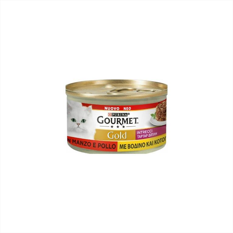Gourmet Gold Ταρτάρ με Βοδινό και Κοτόπουλο 85gr