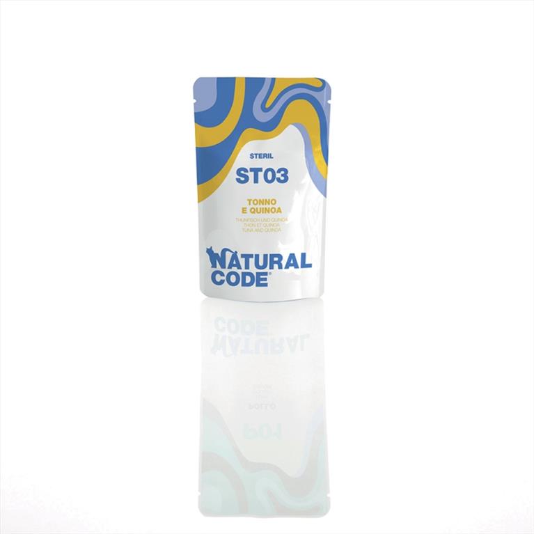 Natural Code Sterilized με Τόνο και Κινόα 70gr