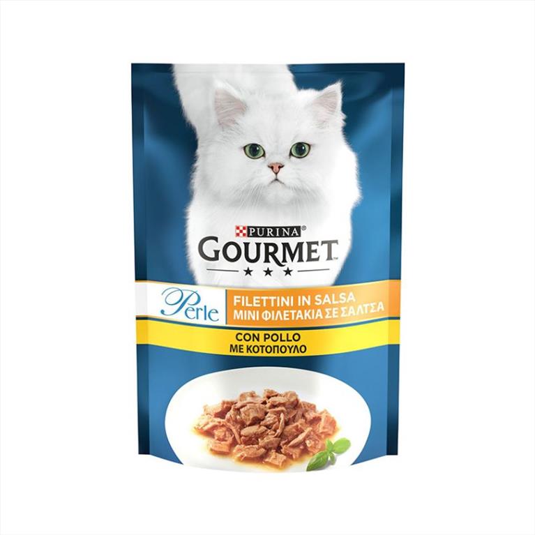 Gourmet Perle με Φιλετάκια Κοτόπουλο 85gr