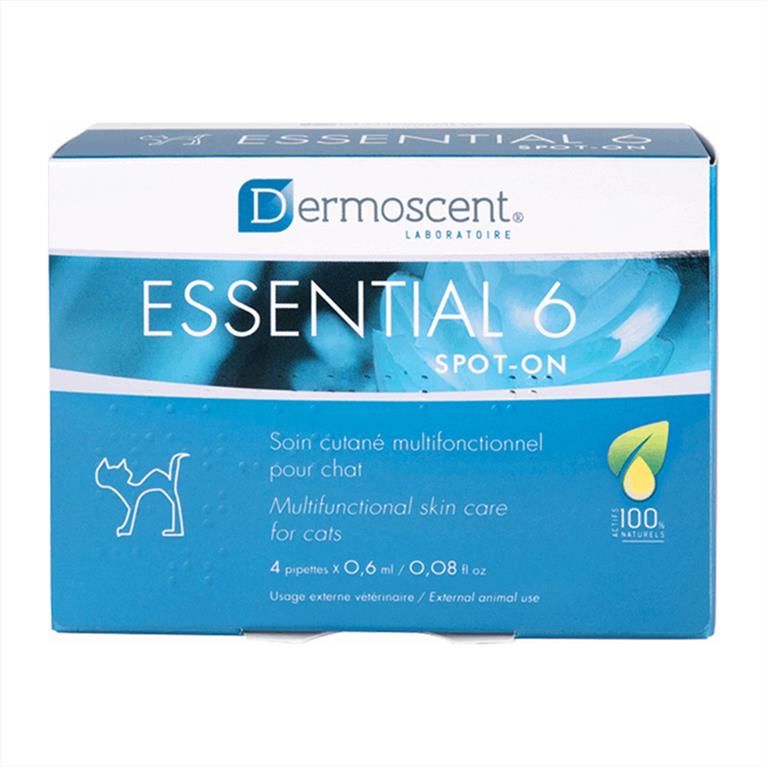 Dermoscent Essential 6 spot-on cats 4×0,6 ml