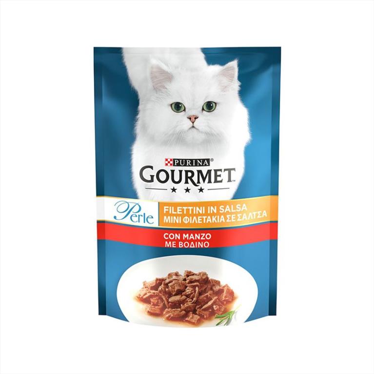 Gourmet Perle με Φιλετάκια Βοδινό 85gr