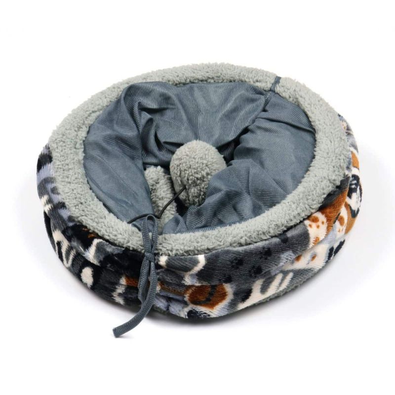 Παιχνίδι Γάτας Τούνελ Fleece Με Σχέδια