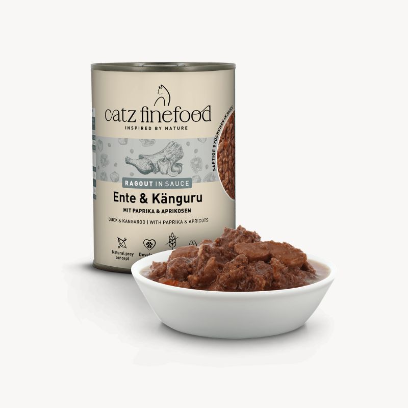 Catz Finefood Ragout με Σάλτσα Πάπια και Καγκουρό 380gr